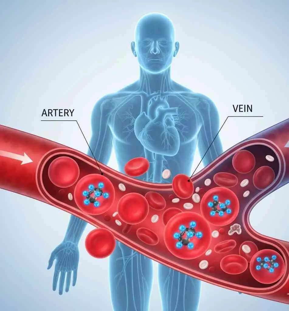 Learn why our blood is red; how important hemoglobin is to the body. Learn why our blood is red; how important hemoglobin is to the body.