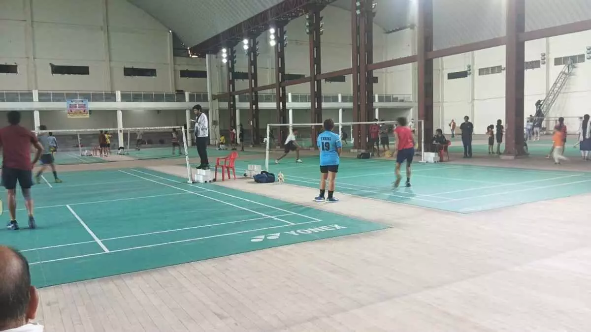 badminton complex due to the Khelo badminton complex due to the Khelo