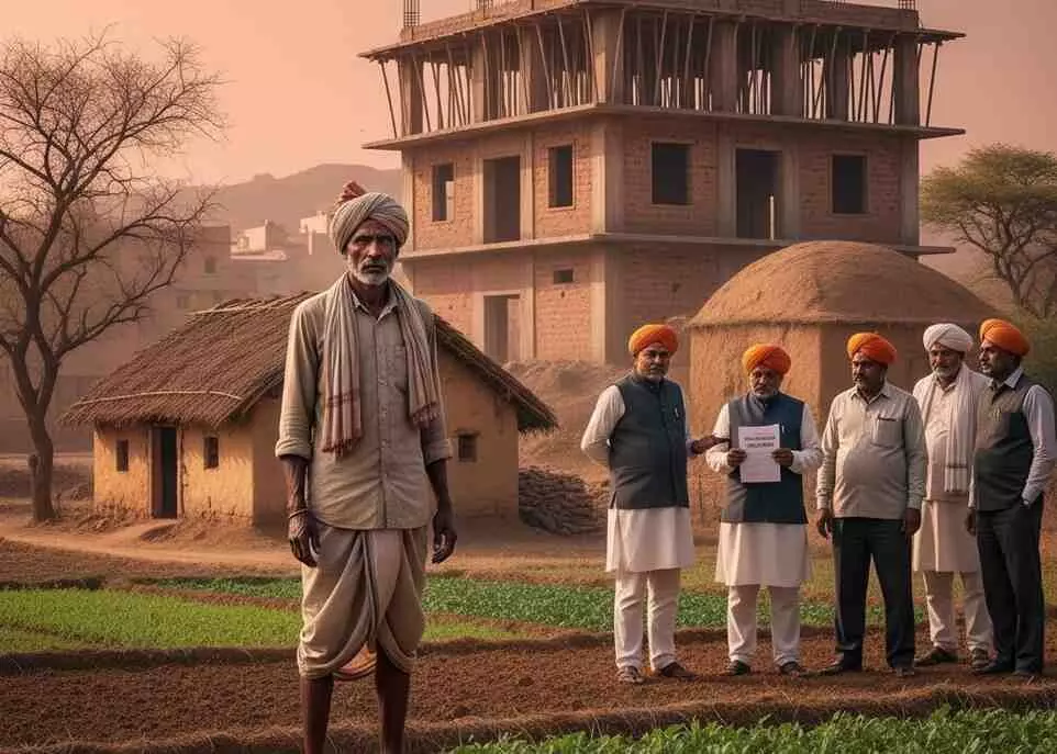 Fake NOC on tribal cultivators land in Dungarpur Fake NOC on tribal cultivators land in Dungarpur