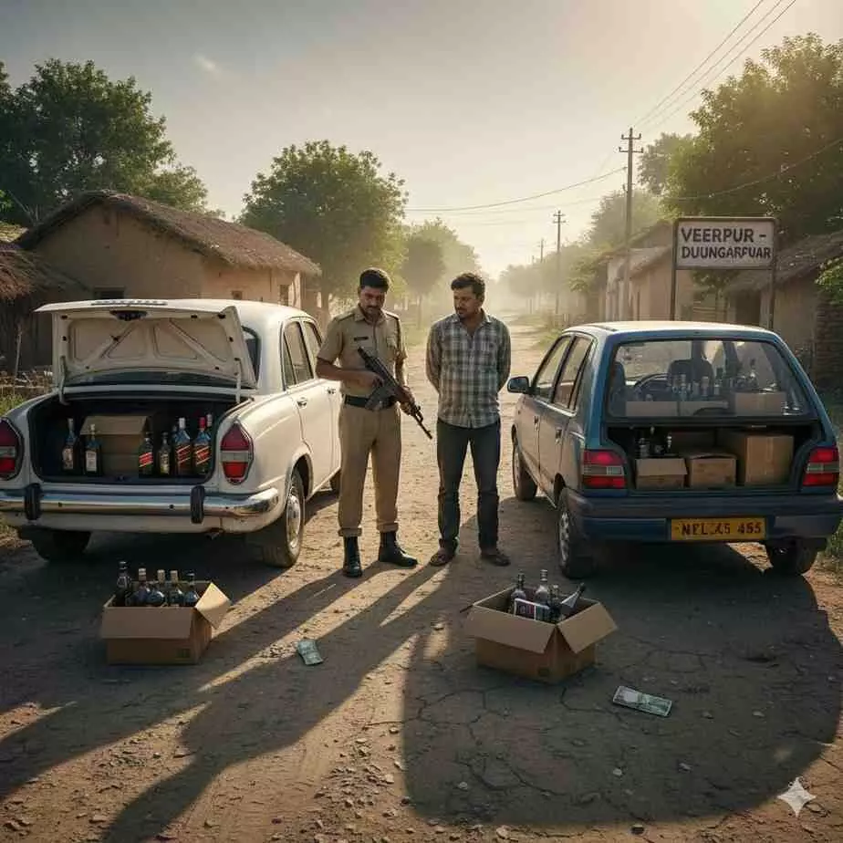 67 cartons of liquor seized in Dungarpur; 67 cartons of liquor seized in Dungarpur;