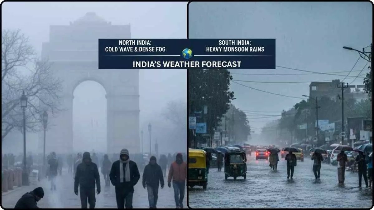IMD warns: Cold wave in several states including Delhi, heavy rainfall likely in South India IMD warns: Cold wave in several states including Delhi, heavy rainfall likely in South India