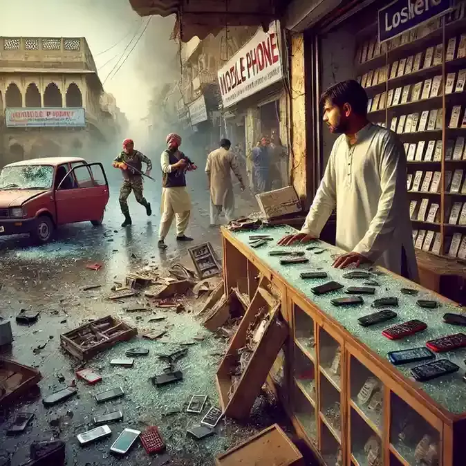 In Udaipur, drunk youths vandalized a shop In Udaipur, drunk youths vandalized a shop