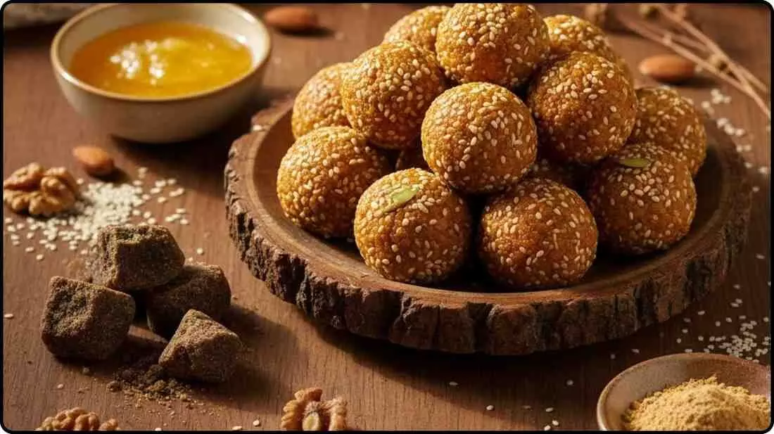 Delicious ways to boost immunity in winter; the invaluable benefits of dry ginger laddus Delicious ways to boost immunity in winter; the invaluable benefits of dry ginger laddus