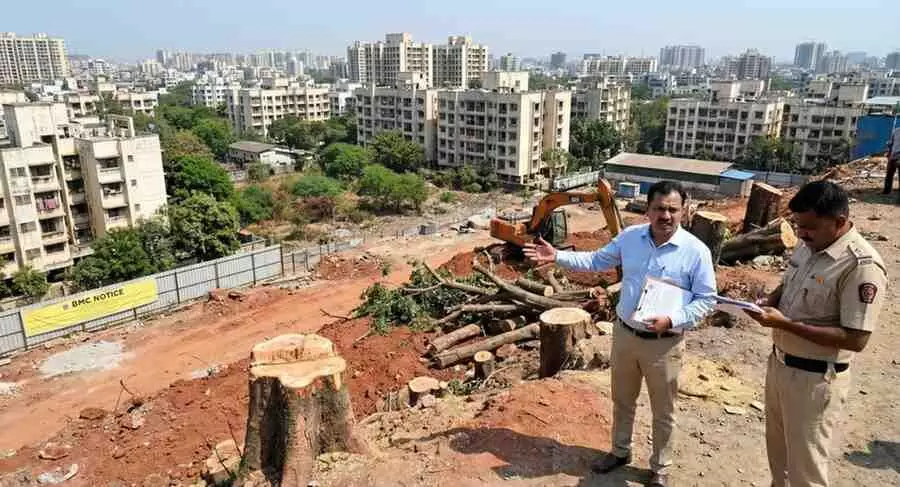 Police register case against builder Basantraj Sethia for illegal tree felling in Kandivali East Police register case against builder Basantraj Sethia for illegal tree felling in Kandivali East