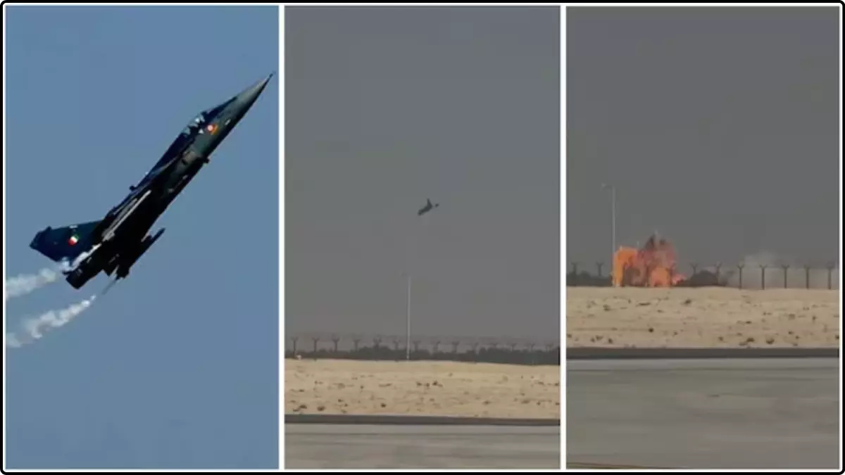 Tejas fighter jet crash