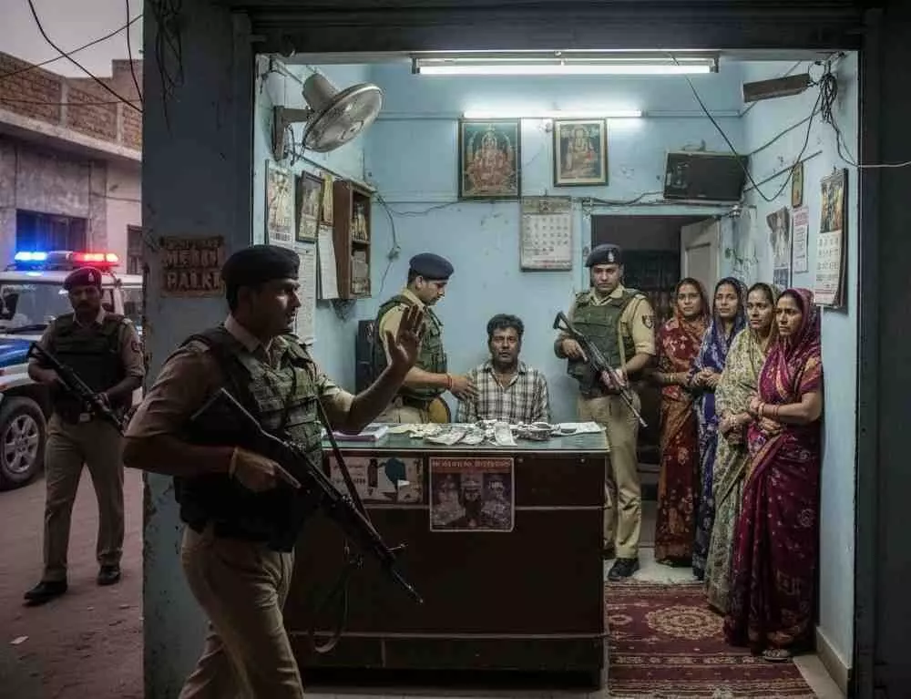 Sagwara, hotel operator and five women arrested Sagwara, hotel operator and five women arrested