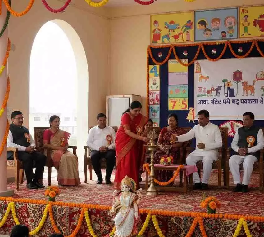 Shishu Vatika meeting held in Sagwara