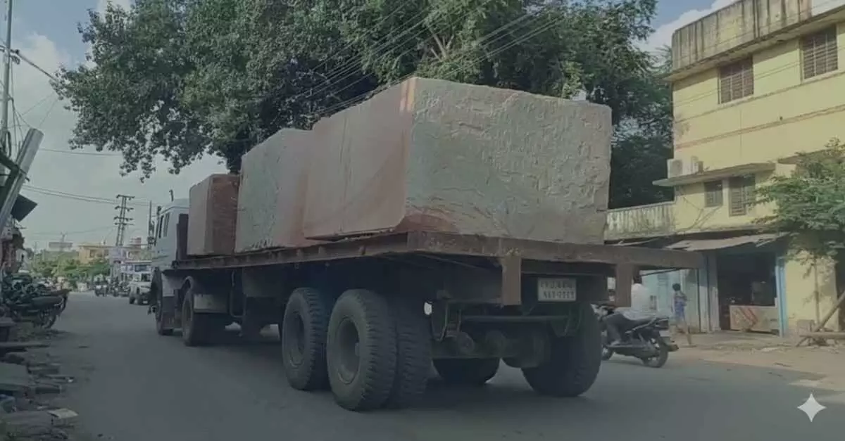 overloaded vehicles departed in dangerous