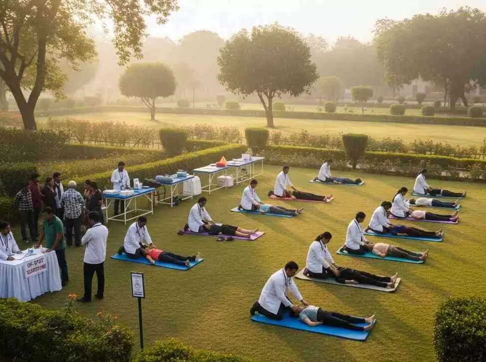 A free physiotherapy camp A free physiotherapy camp
