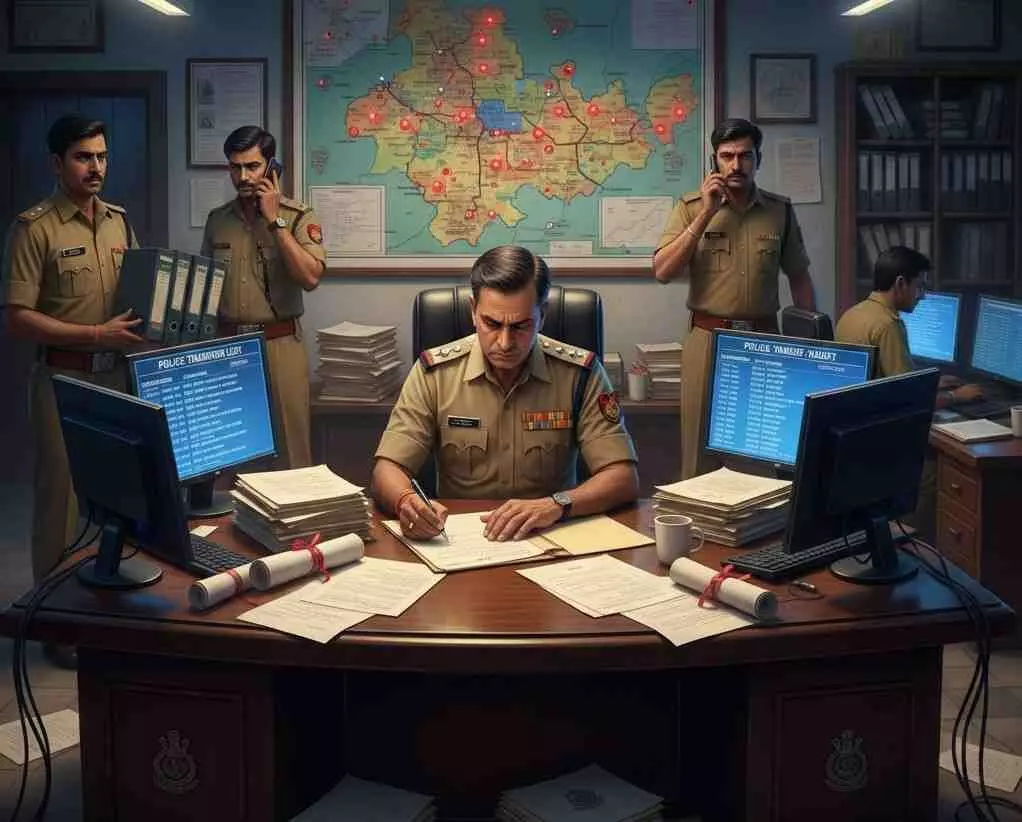 Major reshuffle in Sirohi Police Department: Major reshuffle in Sirohi Police Department: