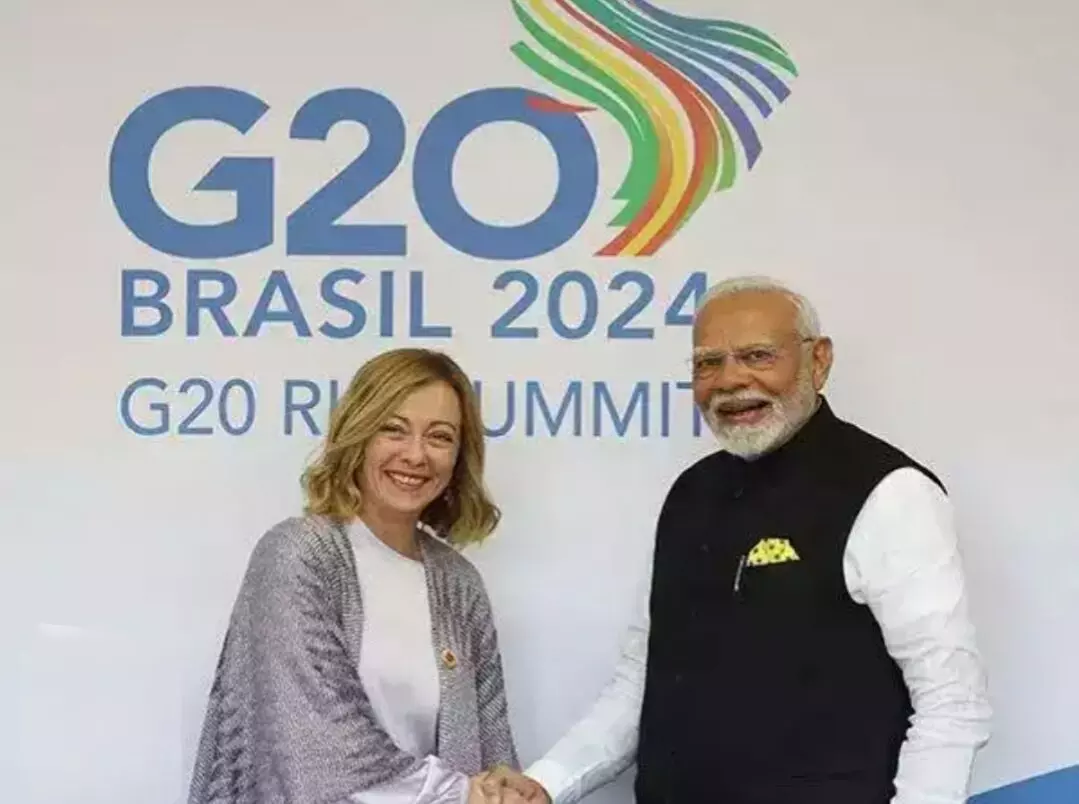 Modi-Meloni meet at G20