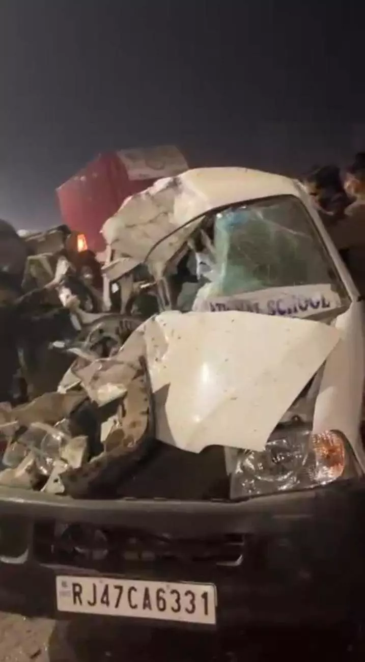 Bypass accident: Thar car Bypass accident: Thar car