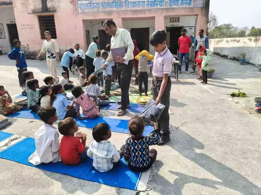 distributed woolen sweaters