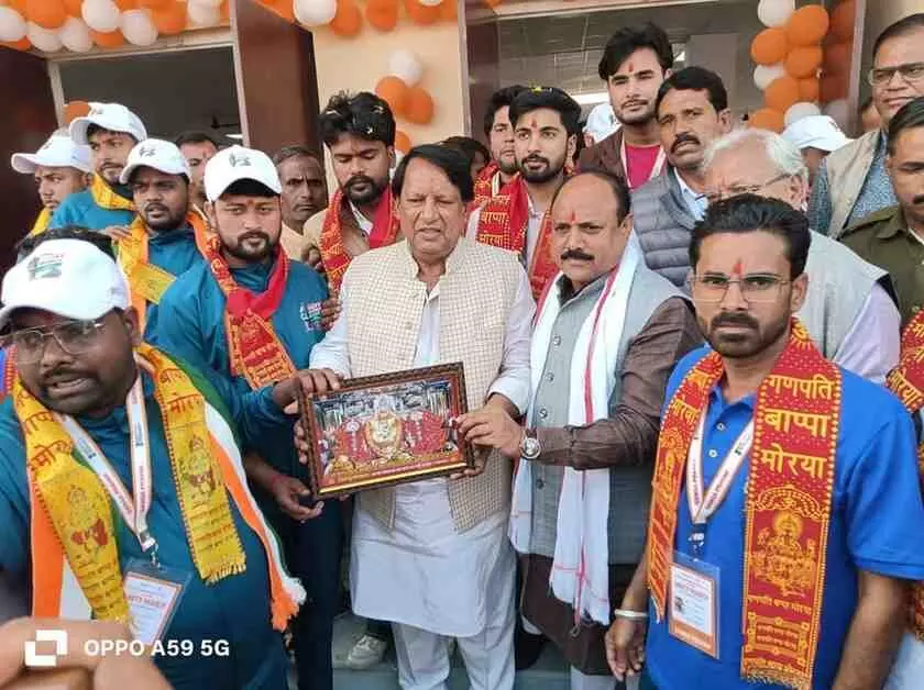 Ganga Pravah Unity March arrives in Sawai Madhopur