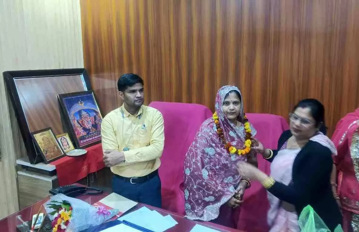 नीतू गुप्ता ने नगर परिषद करौली की सभापति के रूप में संभाला कार्यभार