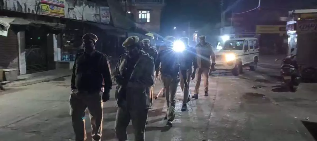 strict patrolling in the evening strict patrolling in the evening