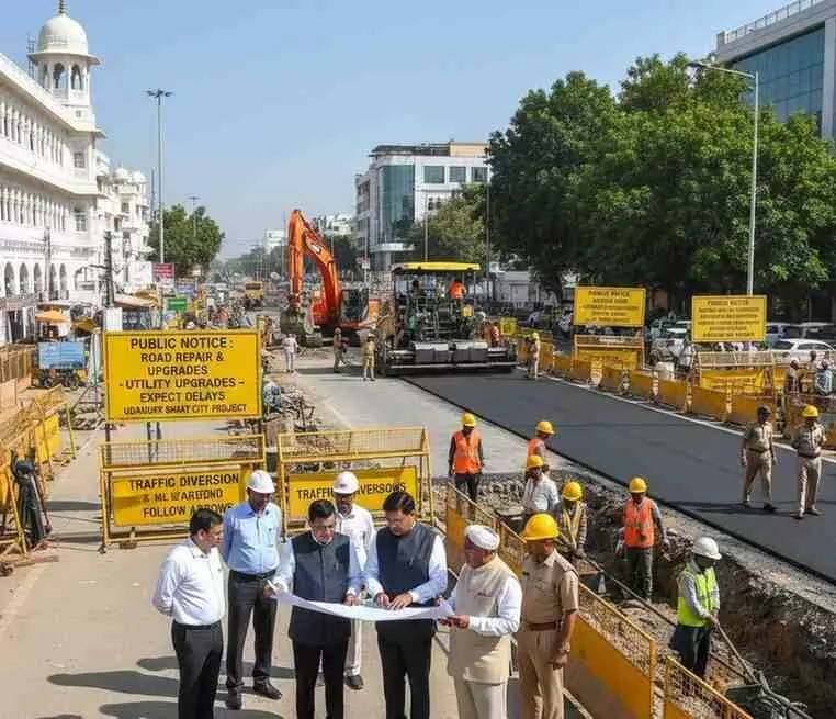 road cutting in the city, road cutting in the city,