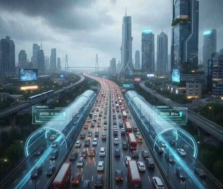 underground tunnels to ease traffic