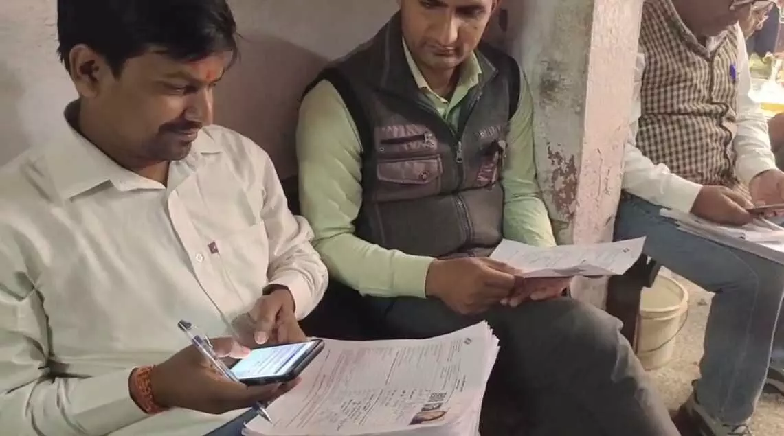 SIR work in Bayana subdivision SIR work in Bayana subdivision