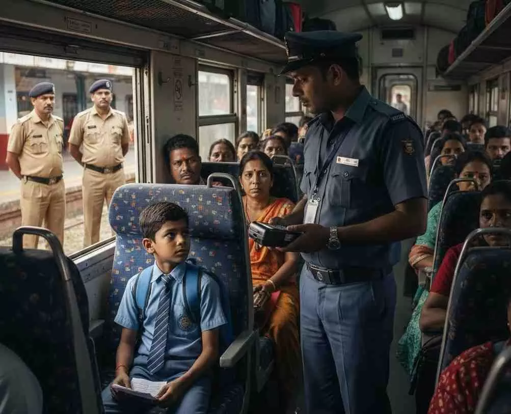 the child lost in Mastigandha Express