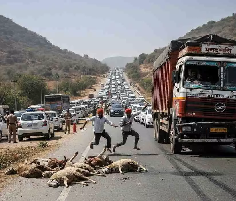 speeding trailer crushed 30 sheep speeding trailer crushed 30 sheep