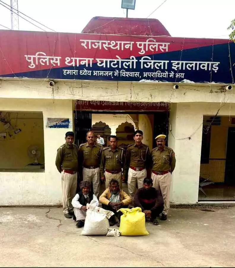 Three smugglers arrested,