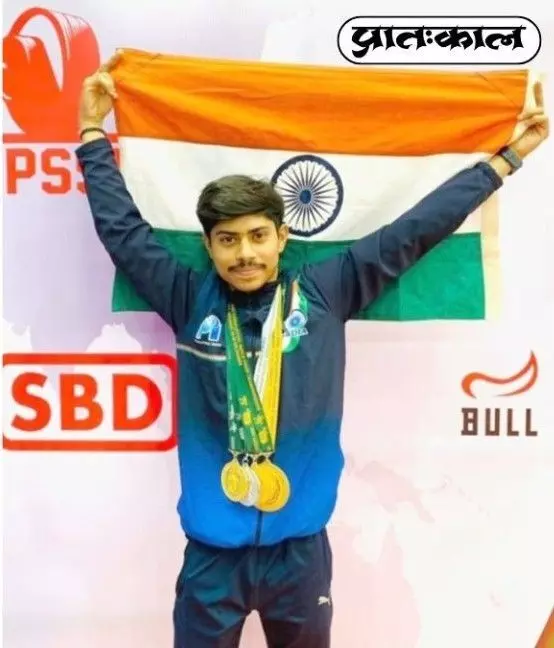 Gaurav Sahu selected in Indian senior powerlifting Gaurav Sahu selected in Indian senior powerlifting