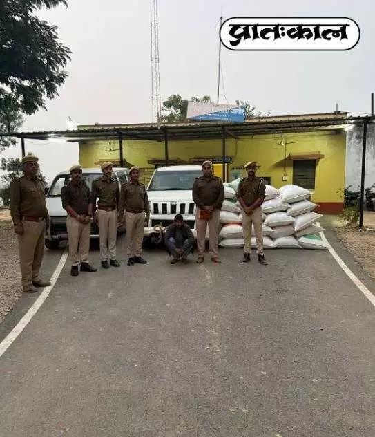 one accused was caught in a police cordon.