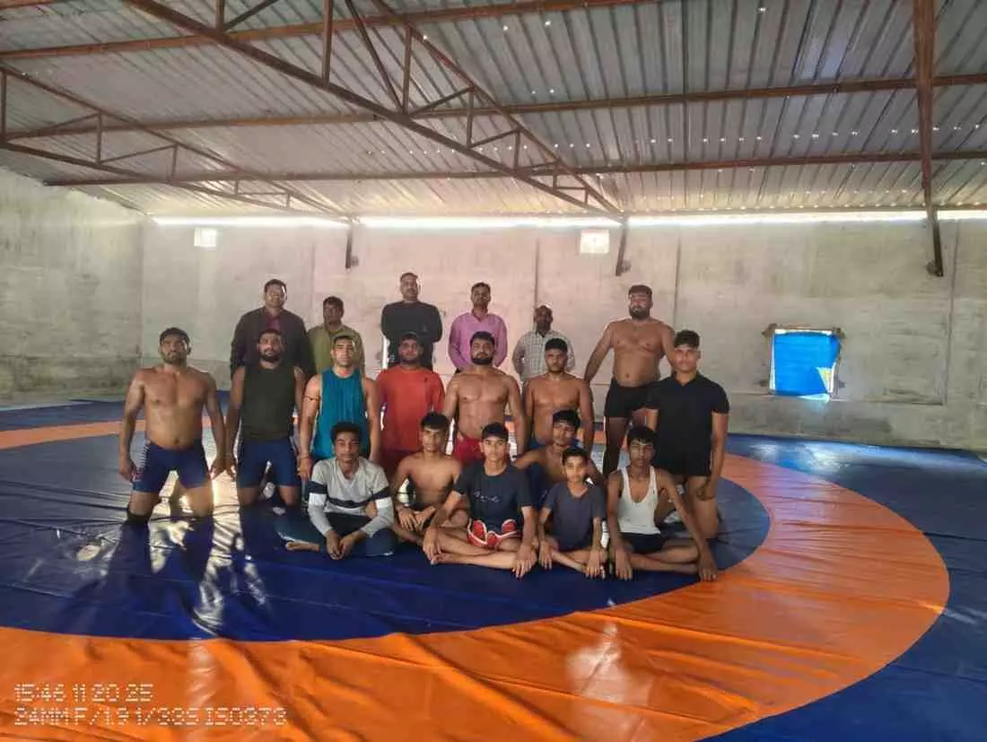 wrestling training in Bharatpur