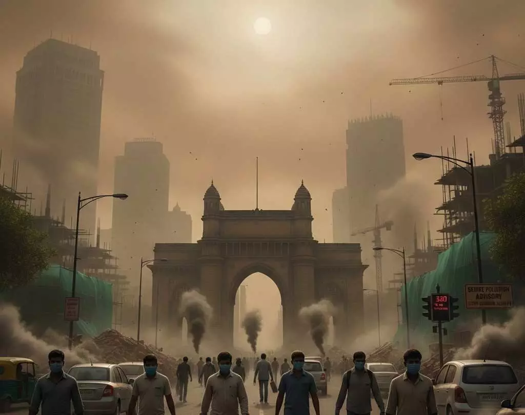 Mumbais air becomes unhealthy, Mumbais air becomes unhealthy,