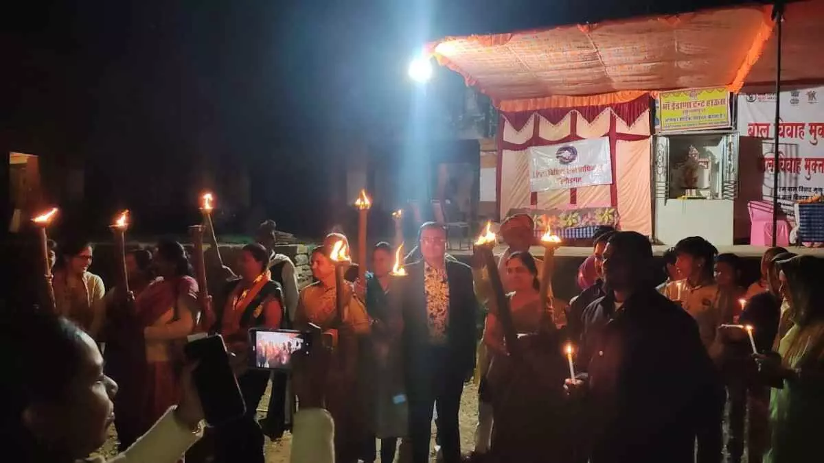 Awareness camp and torch rally organized Awareness camp and torch rally organized
