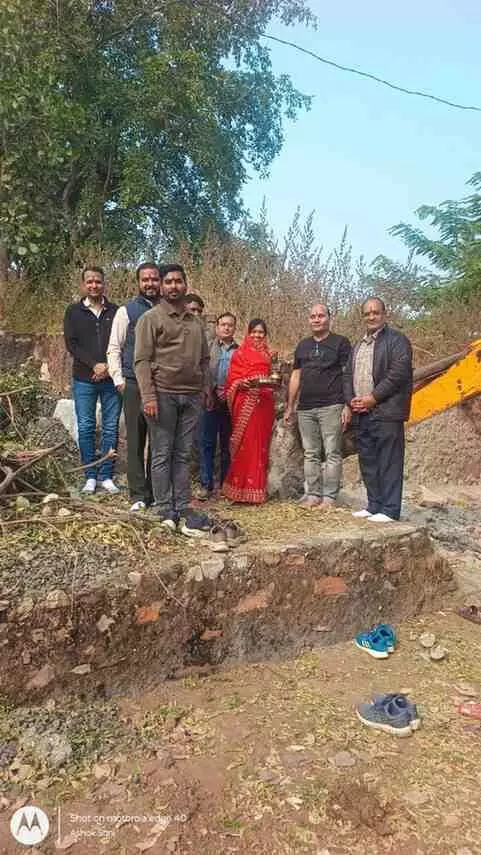 Construction of huge wall started at Shri Ghati Wale Balaji Temple Construction of huge wall started at Shri Ghati Wale Balaji Temple