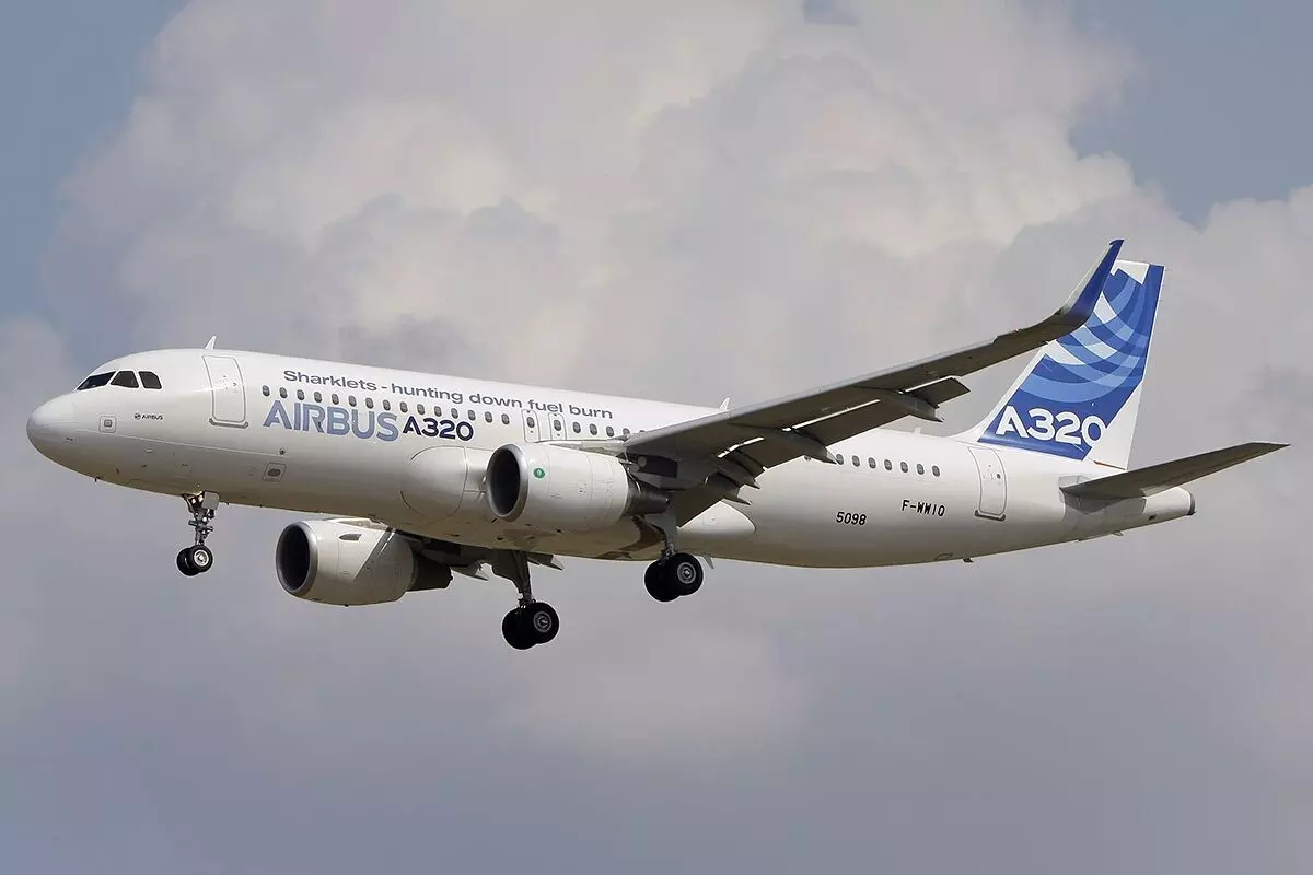 Airbus A320 flight