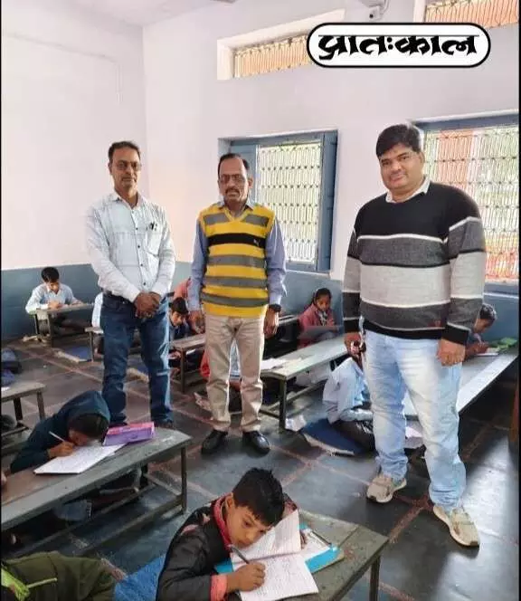 Chief Block Education Officer conducted surprise inspection