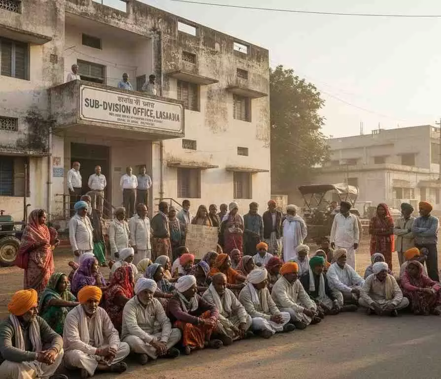 Farmers indefinite sit-in protest over shortage of urea fertilizer: