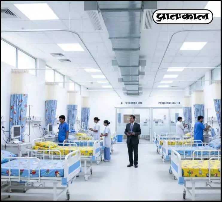 A modern 20-bed pediatric ward has been started in the district hospital