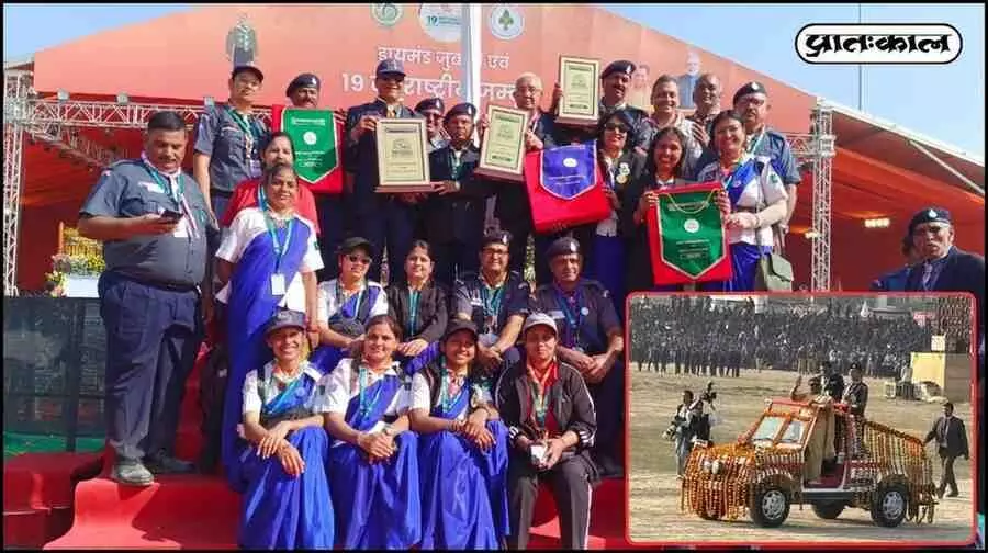 Rajasthan Scout Guides brought laurels to the nation