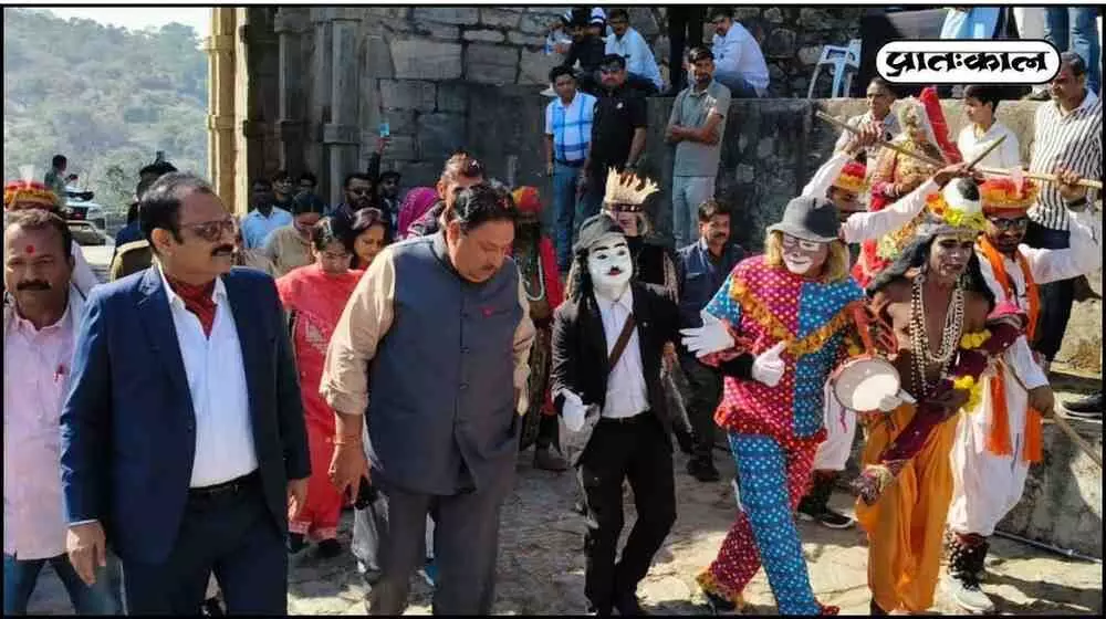 The grand opening of the three-day Kumbhalgarh The grand opening of the three-day Kumbhalgarh