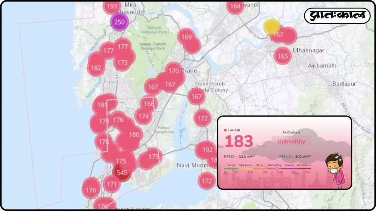 Mumbai follows Delhis footsteps; AQI reaches dangerous levels, air turns toxic Mumbai follows Delhis footsteps; AQI reaches dangerous levels, air turns toxic