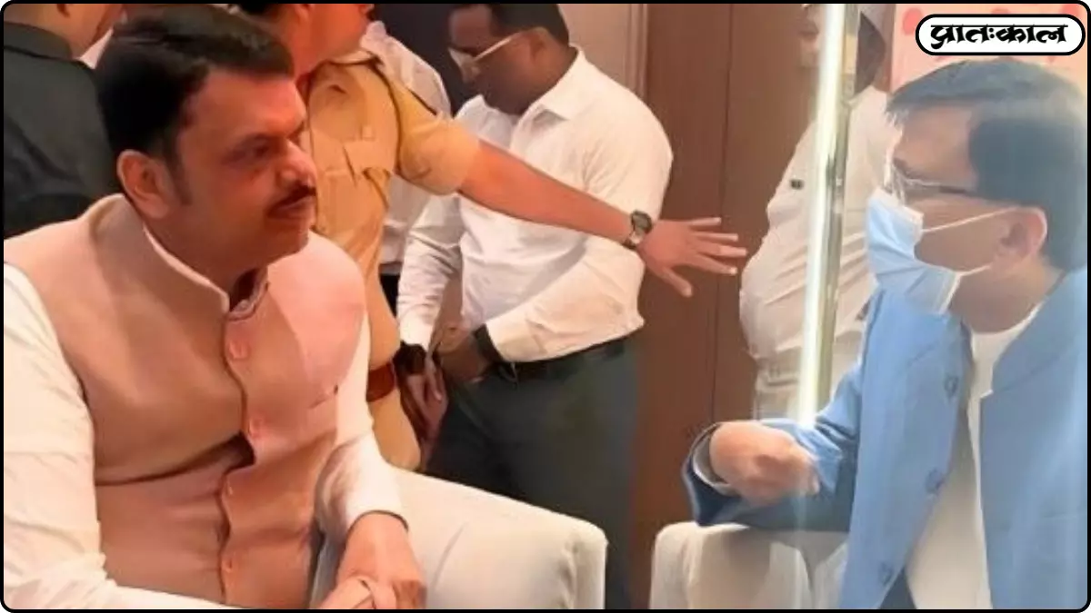 Devendra Fadnavis Sanjay Raut meeting Mumbai Devendra Fadnavis Sanjay Raut meeting Mumbai