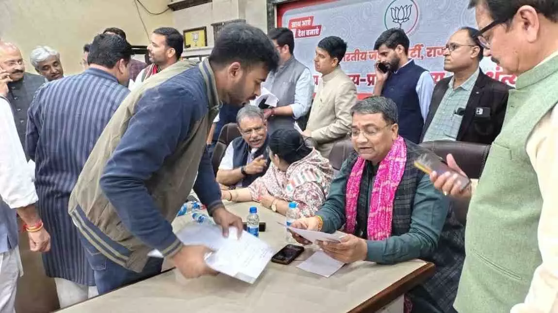 BJP State Vice President Mahur held an effective public BJP State Vice President Mahur held an effective public