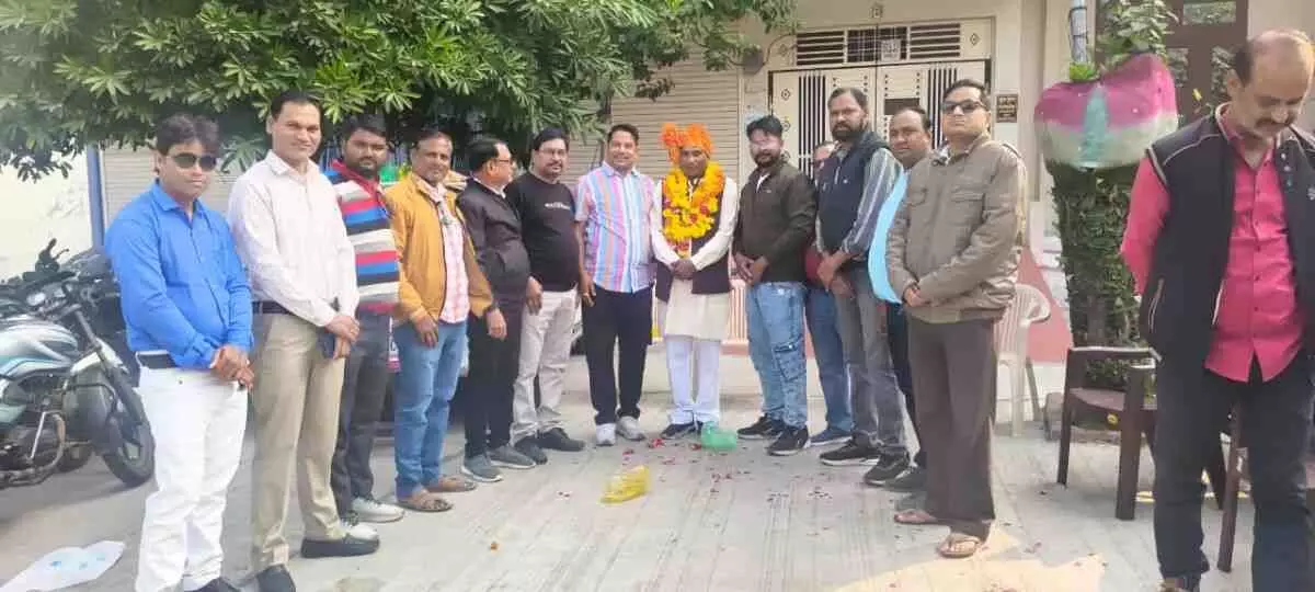 Grand welcome to newly appointed President of Kota Grand welcome to newly appointed President of Kota