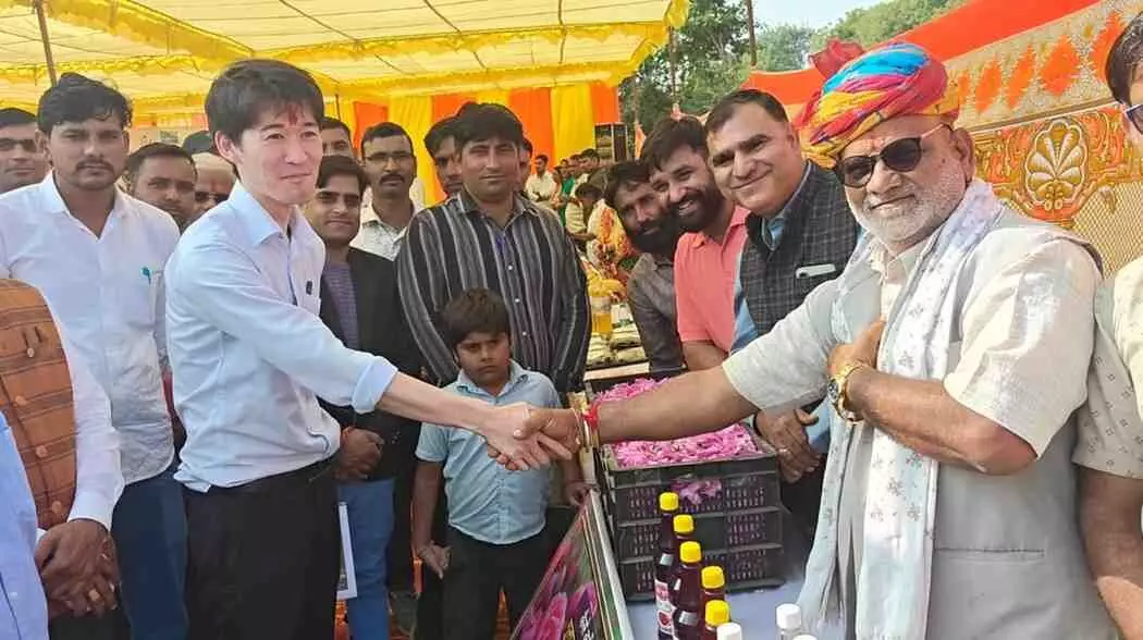 Mishihara Raisuke from Japan received a grand welcome