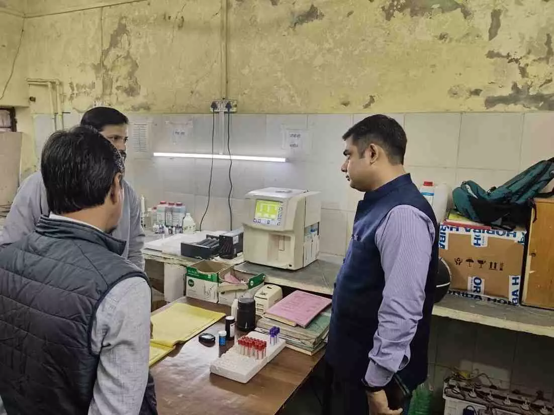 District Collector conducts surprise inspection in Januthar,
