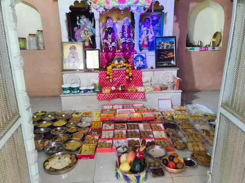 Grand celebration on Dauji Purnima at Dauji Temple located on Poohari Parikrama Marg, Grand celebration on Dauji Purnima at Dauji Temple located on Poohari Parikrama Marg,