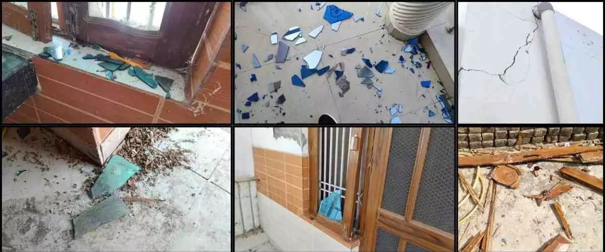 Horrific gas cylinder blast: Four people sustained burn injuries Horrific gas cylinder blast: Four people sustained burn injuries