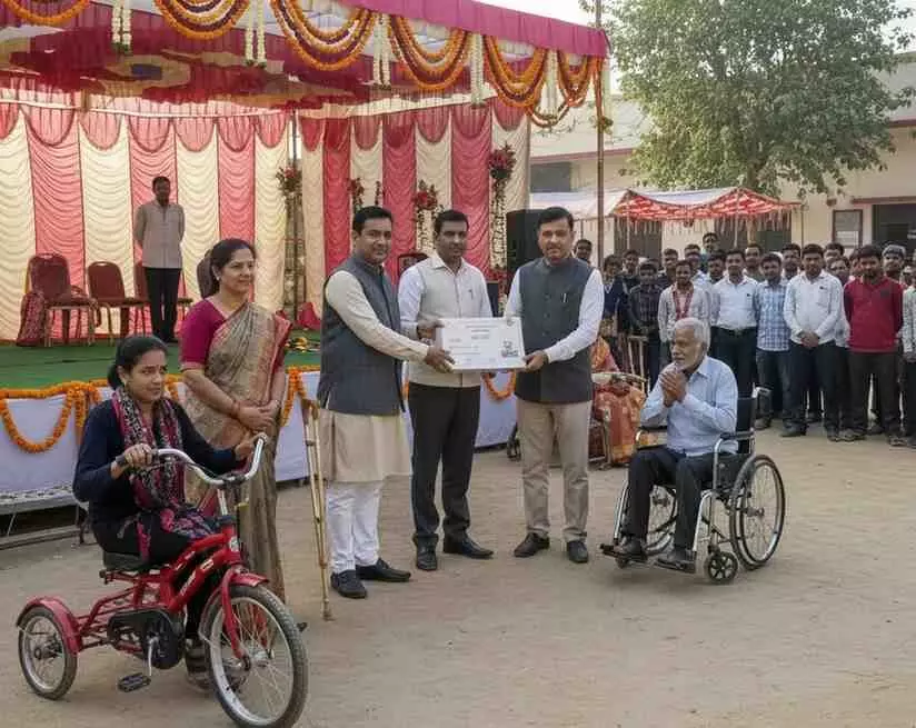 Block level program on World Disability Day in Bhadra, Block level program on World Disability Day in Bhadra,