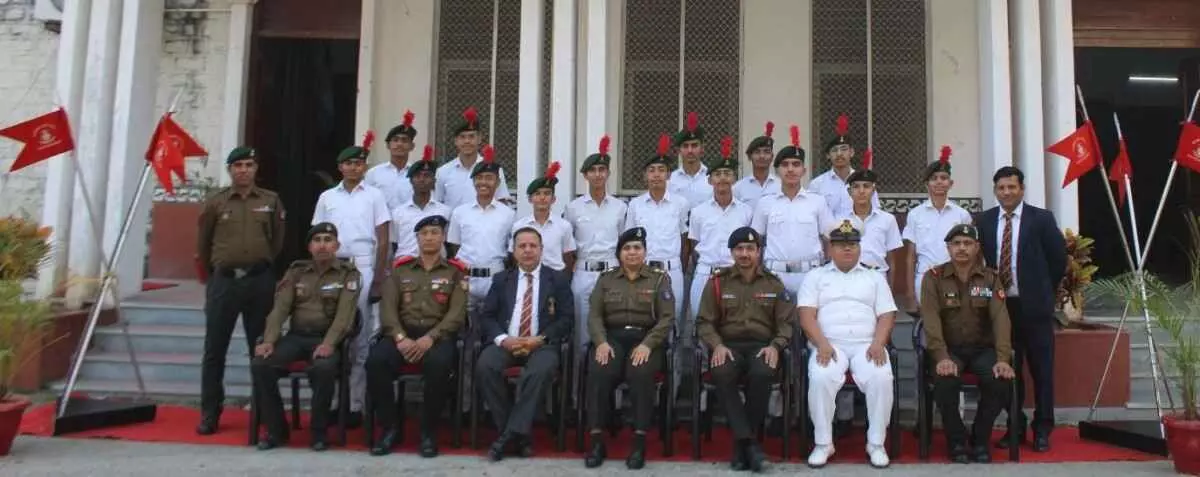 Indian Navy Day celebrated with great pomp in Sainik School Indian Navy Day celebrated with great pomp in Sainik School