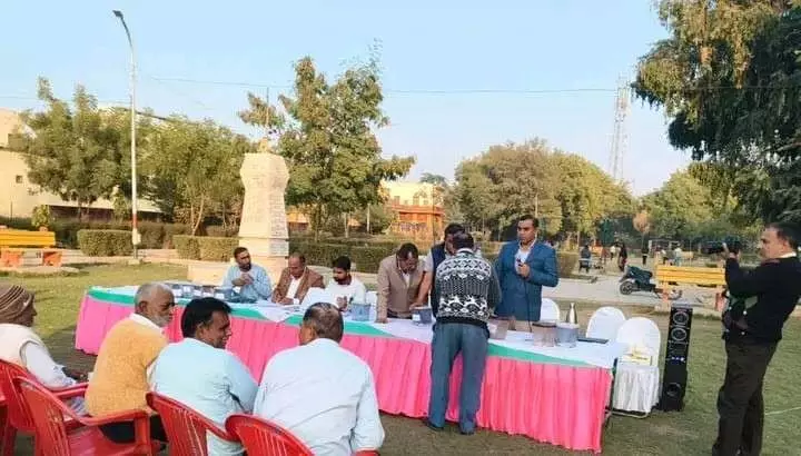 The Municipal Corporation in Nohar successfully organised the lottery process for street vendors. The Municipal Corporation in Nohar successfully organised the lottery process for street vendors.