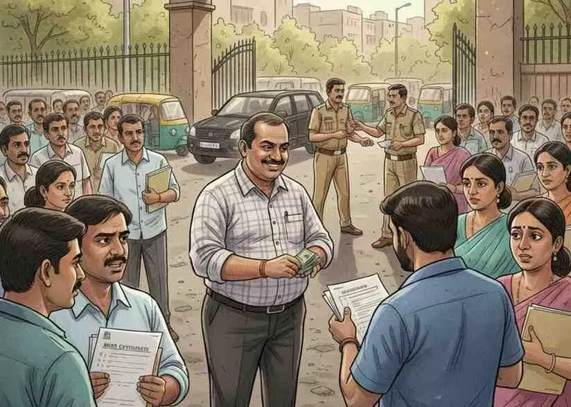 the name of admission in Ambani Junior School, traffic constable also involved